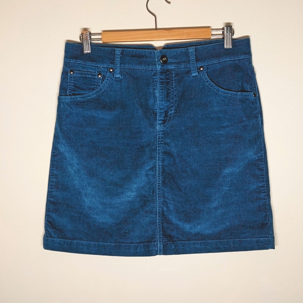 Gap blue corduroy skirt